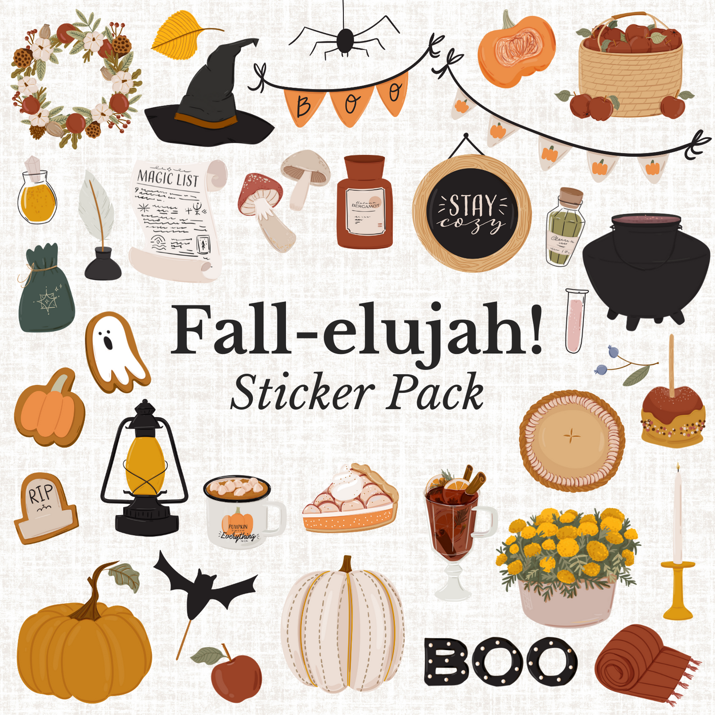 "Fall-elujah" Cover & Sticker Pack