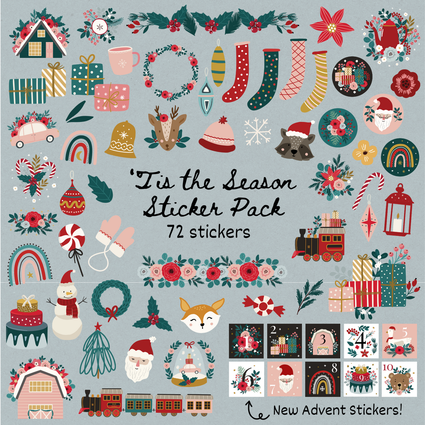 " 'Tis The Season" Cover & Sticker Pack