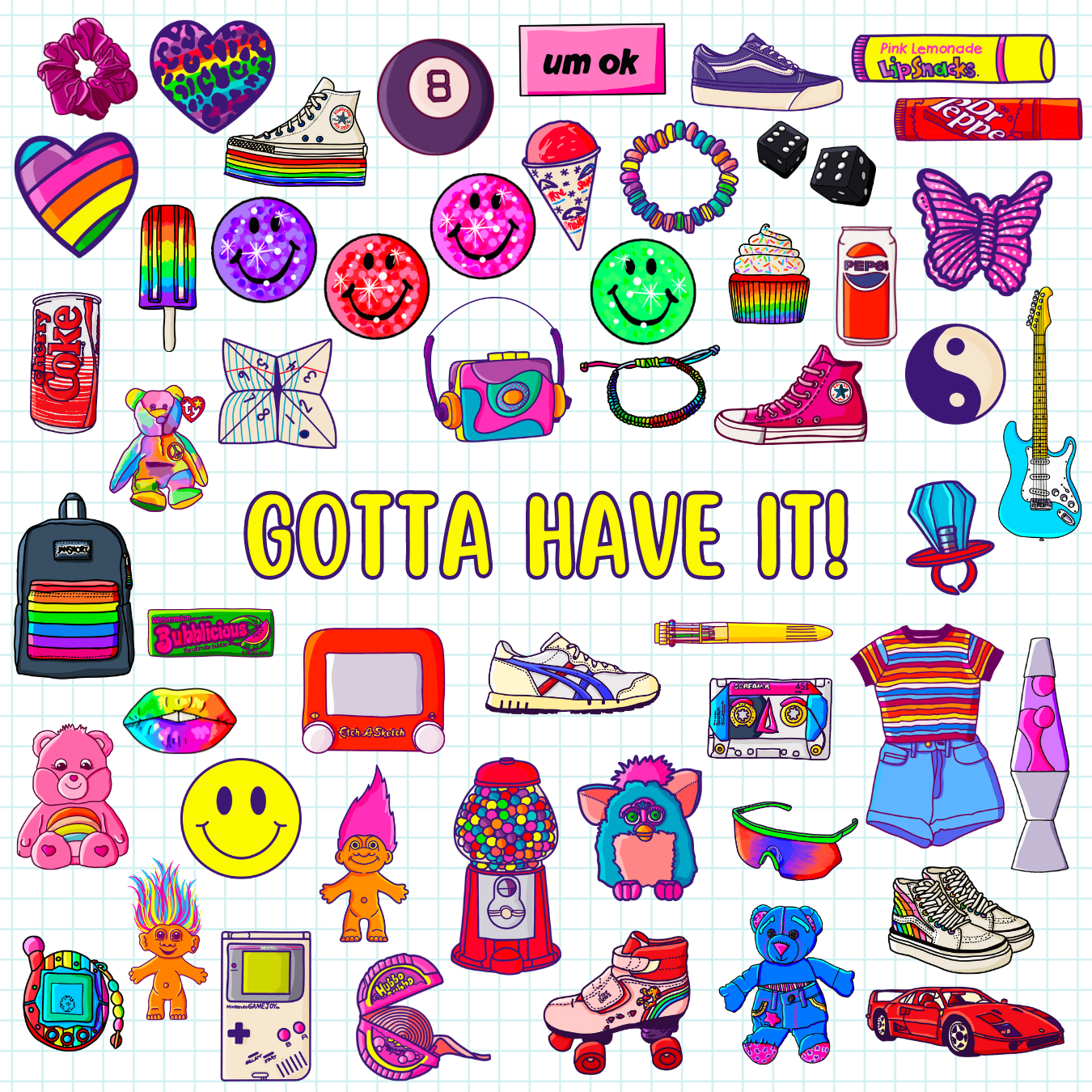 "Artful School Days" Cover and Sticker Pack