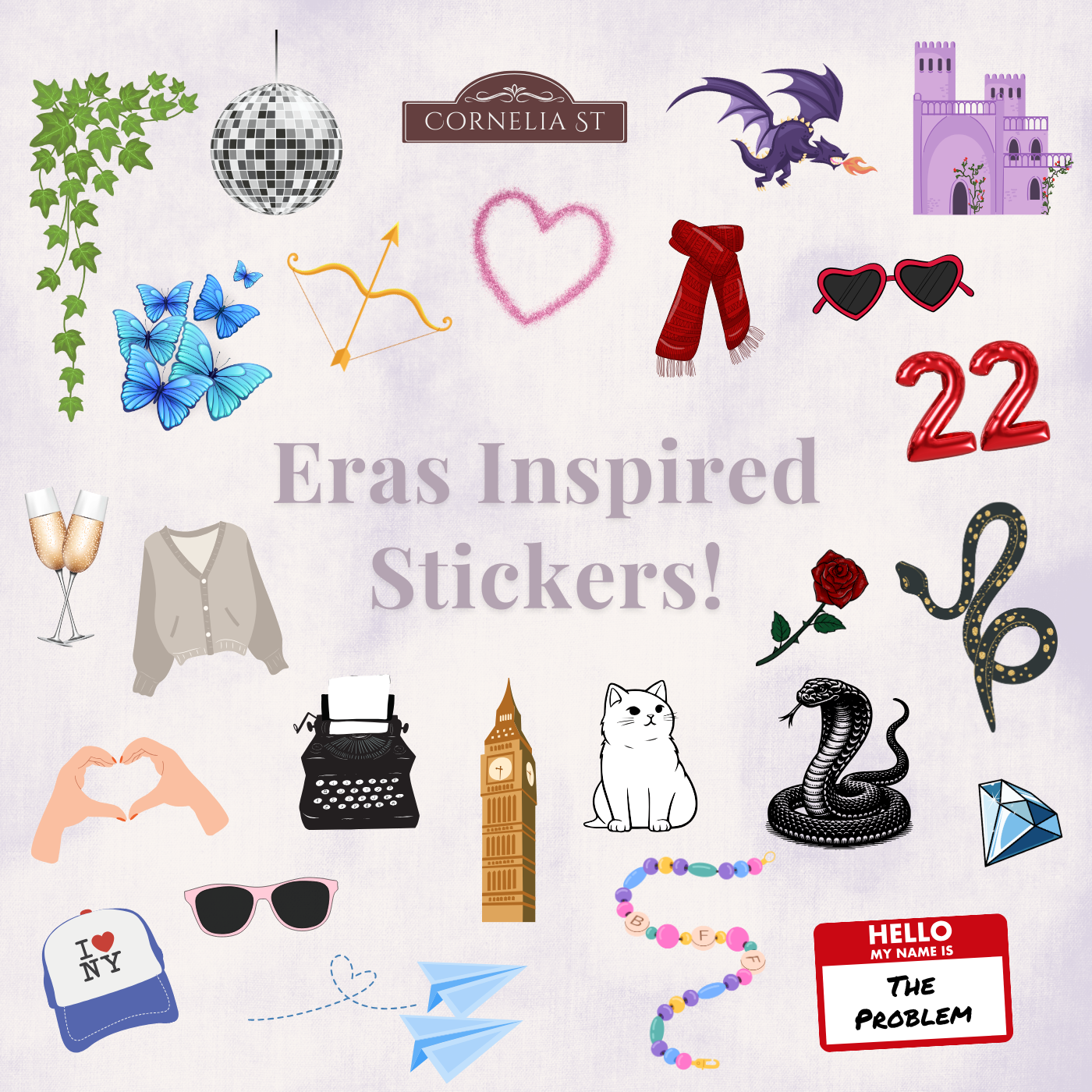 "In Your Artful Era" Jumbo Cover & Sticker Pack
