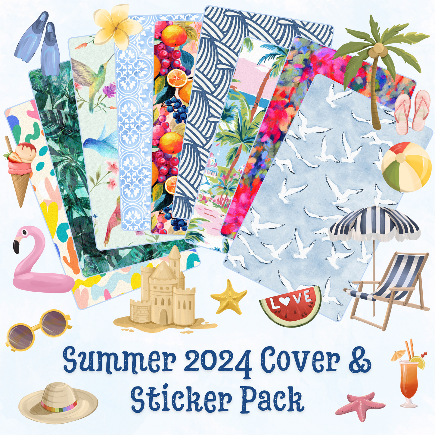 "Artful Summer 2024" Cover and Sticker Pack