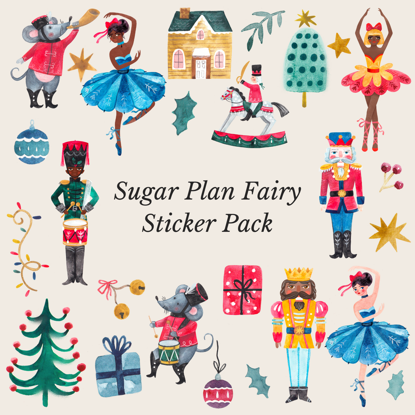 "Sugar Plan Fairy" Cover & Sticker Pack