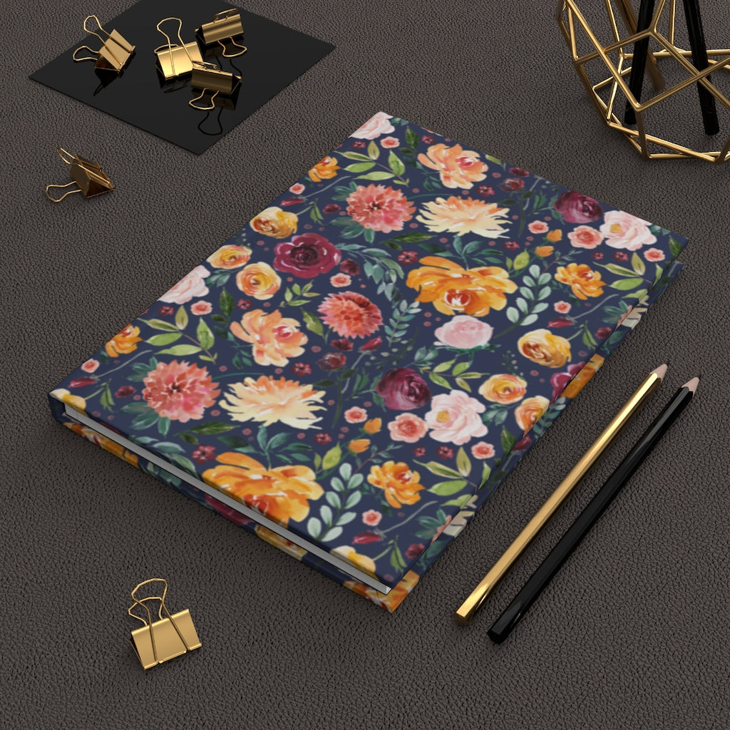 "Fall for Floral" Hardcover Journal
