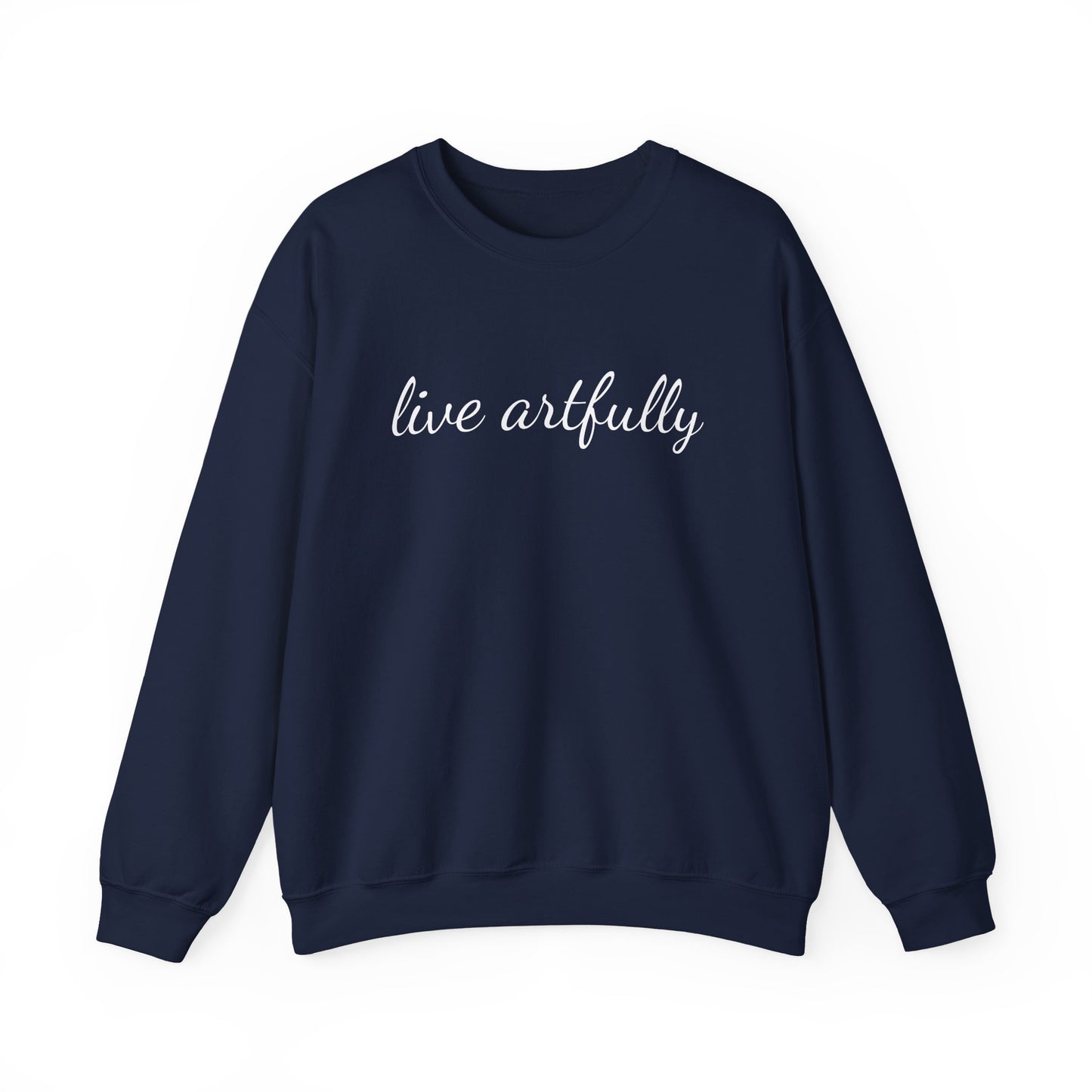 "Live Artfully" Unisex Heavy Blend™ Crewneck Sweatshirt
