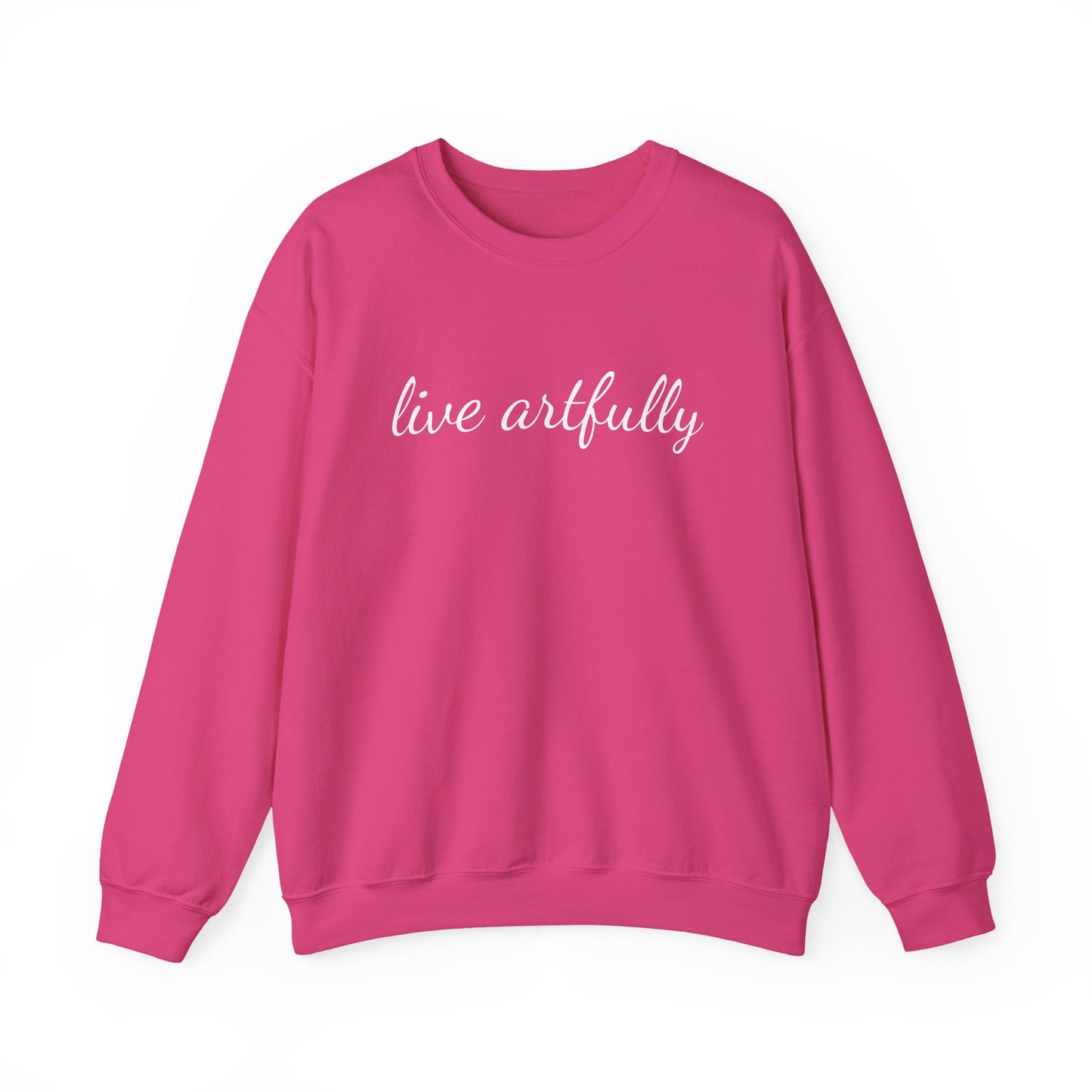 "Live Artfully" Unisex Heavy Blend™ Crewneck Sweatshirt