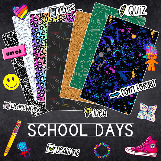 "Artful School Days" Cover and Sticker Pack