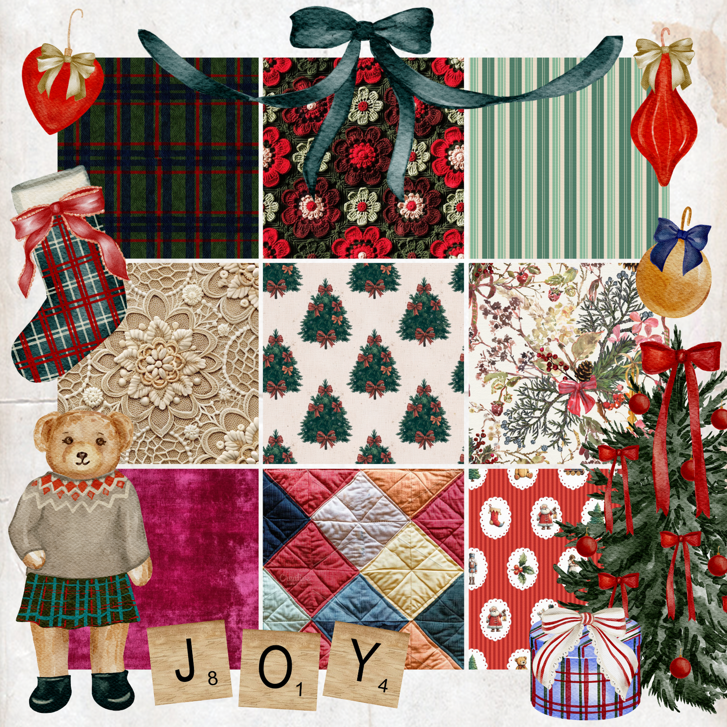 "Artful Holiday 2025" Cover and Sticker Pack