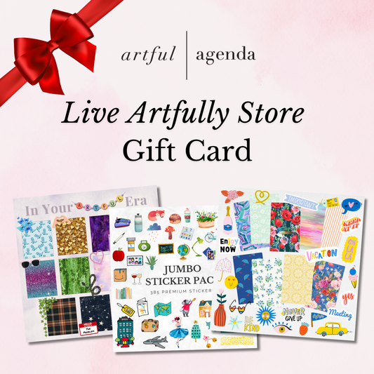 Live Artfully Store Gift Card