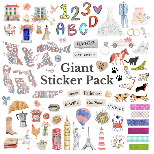 Artful Giant Sticker Pack