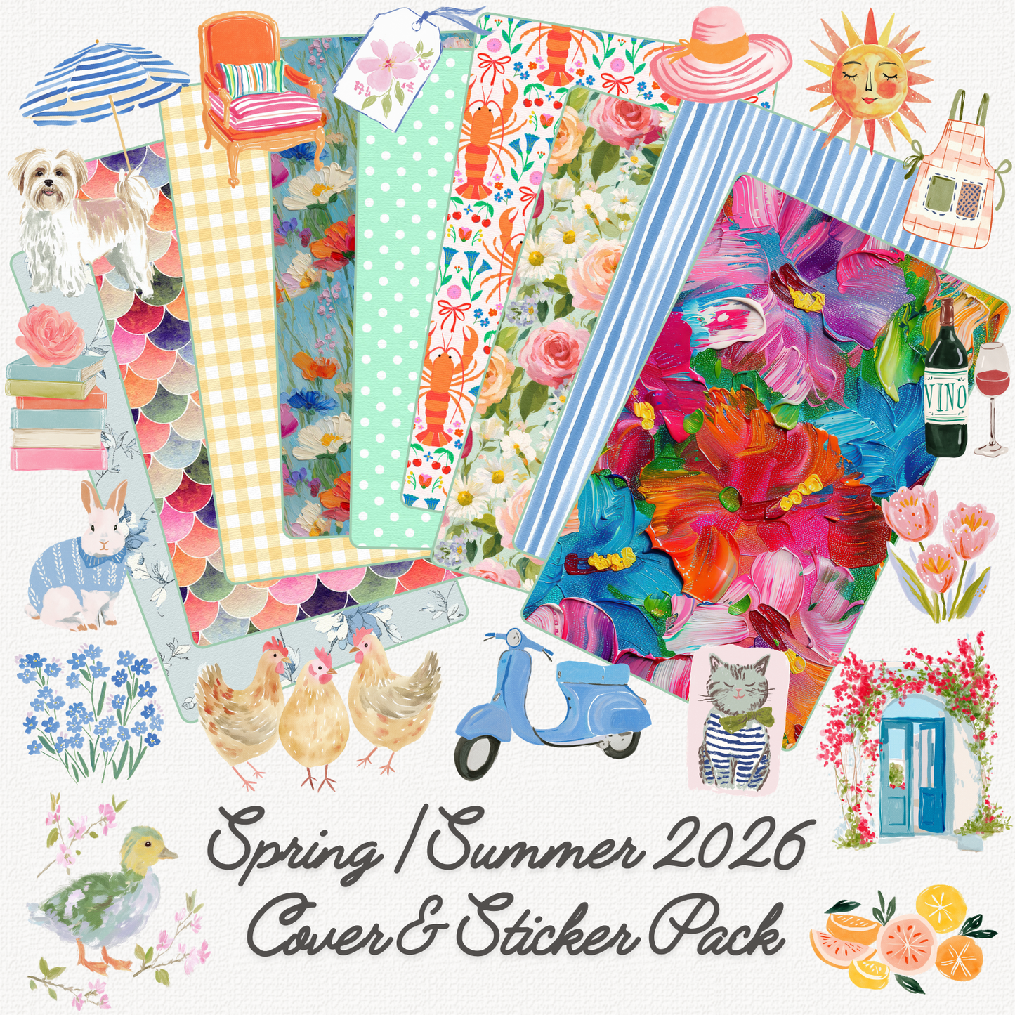 "Artful Spring/Summer 2026" Cover and Sticker Pack