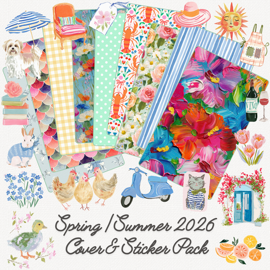 "Artful Spring/Summer 2026" Cover and Sticker Pack