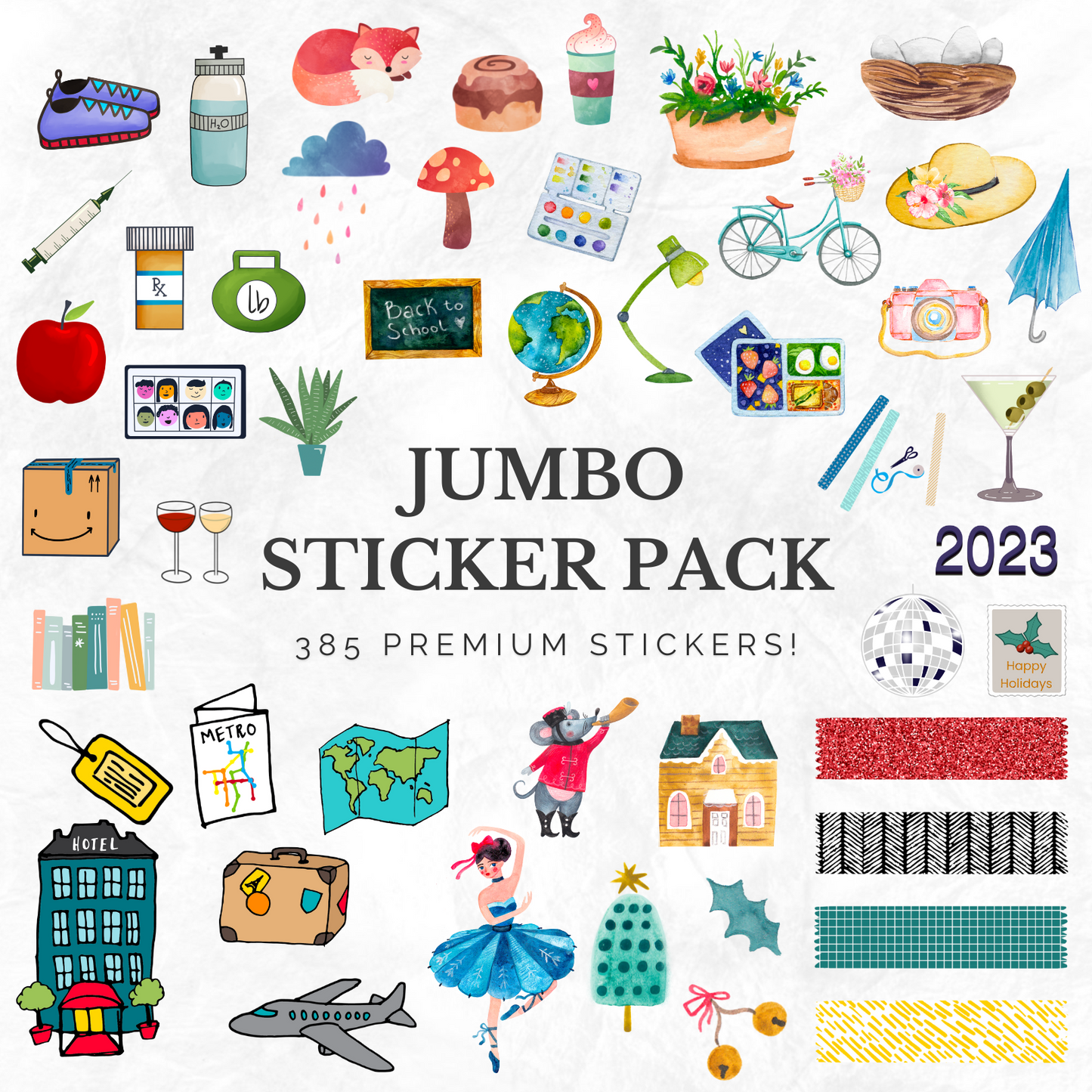 Artful Jumbo Sticker Pack
